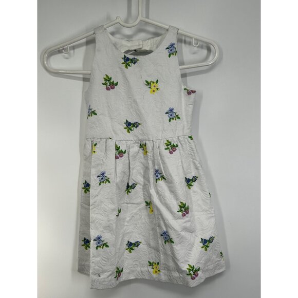 NWT JANIE AND JACK FLORAL SLEEVELESSSIZE 6 Floral Jacquard Dress
